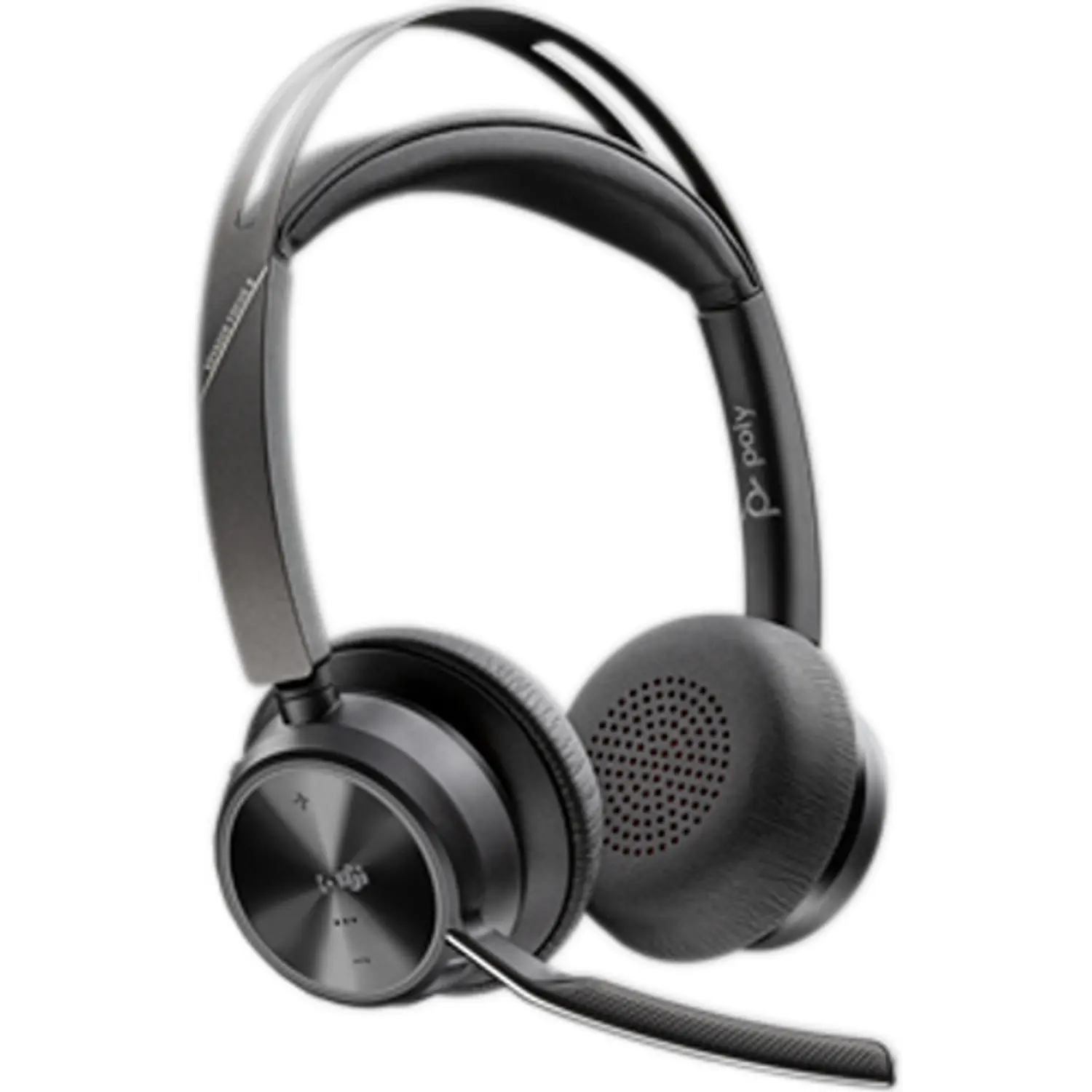 Poly Voyager Focus 2, Audífono Bluetooth, ANC, Microsoft Teams, USB-C/A, Base de Carga 3