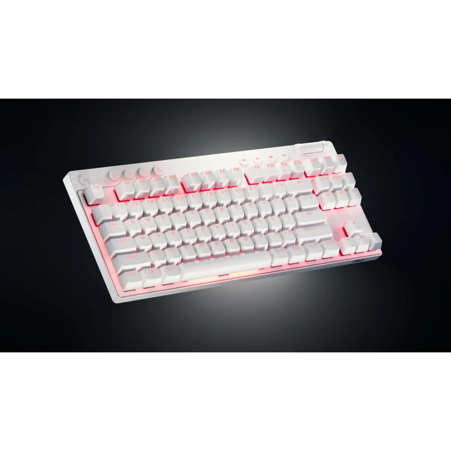 Logitech G PRO X TKL, Teclado Gamer, Mecánico, Inalámbrico, GX Brown, RGB, Blanco 6