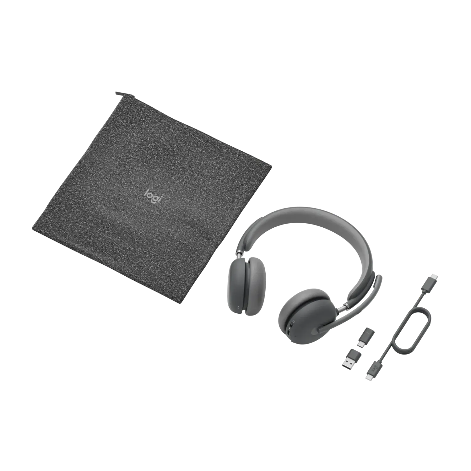 Logitech Zone Wireless 2 ES, Audífono Con Micrófono Bluetooth 5.3, ANC, 40 mm, Grafito 6