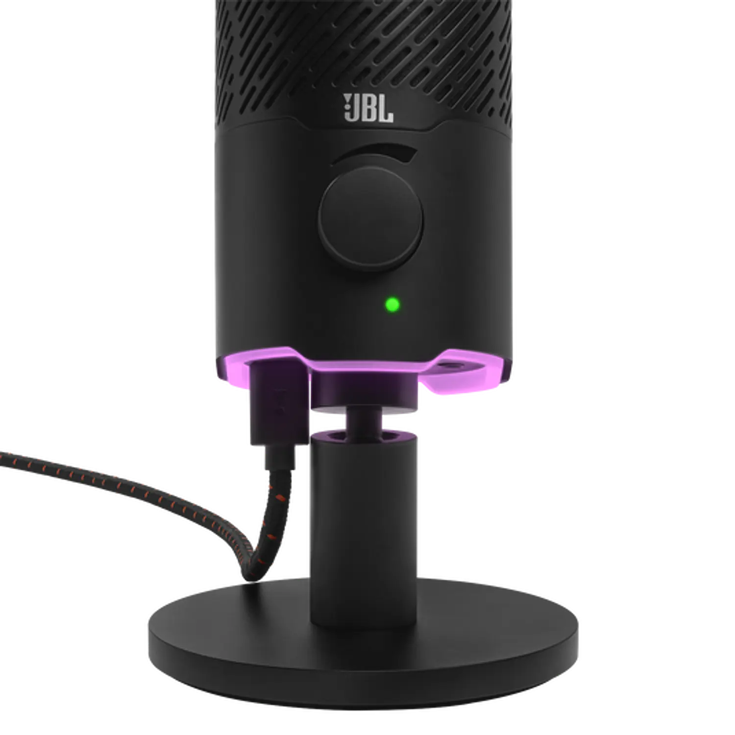 JBL Quantum Stream, Micrófono Gamer USB, 96kHz, Cardioide/Omnidireccional, RGB, Negro 5