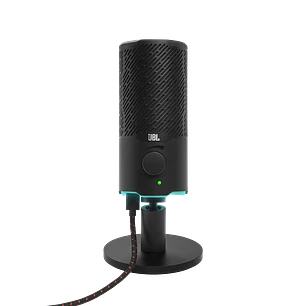 JBL Quantum Stream, Micrófono Gamer USB, 96kHz, Cardioide/Omnidireccional, RGB, Negro