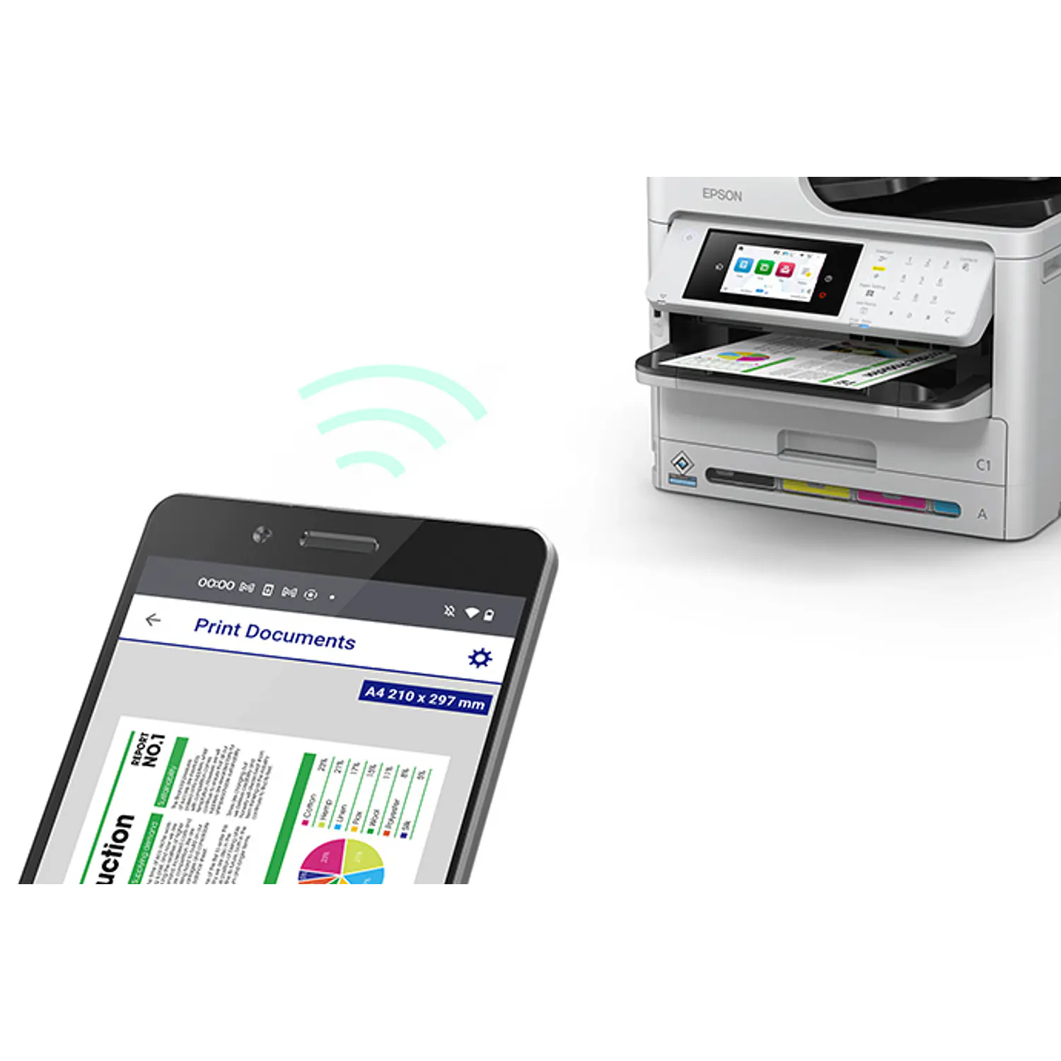 Epson WorkForce Pro WF-C5890, Multifuncional Color 25 ppm, Wi-Fi, Dúplex, Fax 12