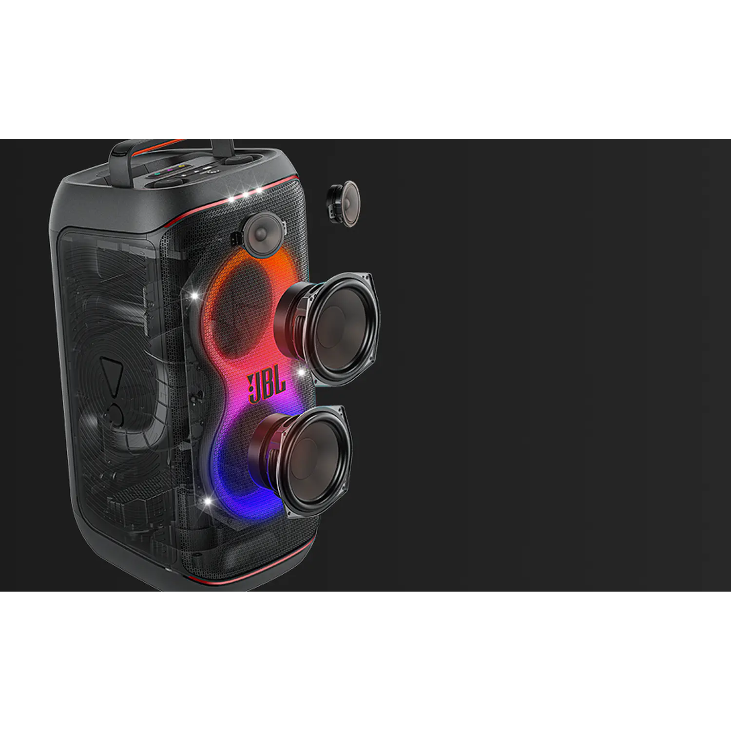 JBL PartyBox Club 120, Parlante Bluetooth 160W, Luces, Karaoke, IPX4, Negro 14