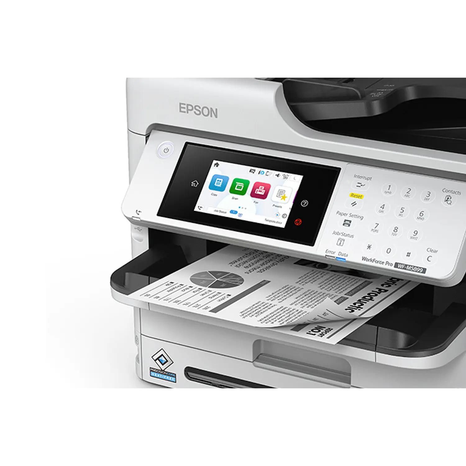 Epson WorkForce Pro WF-M5899, Multifuncional Monocromática 25 ppm, Wi-Fi, Dúplex, Fax 5