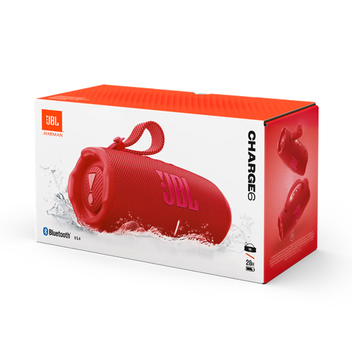 JBL Charge 6, Parlante Bluetooth 45W RMS, IP68, Auracast, Powerbank, Rojo 11