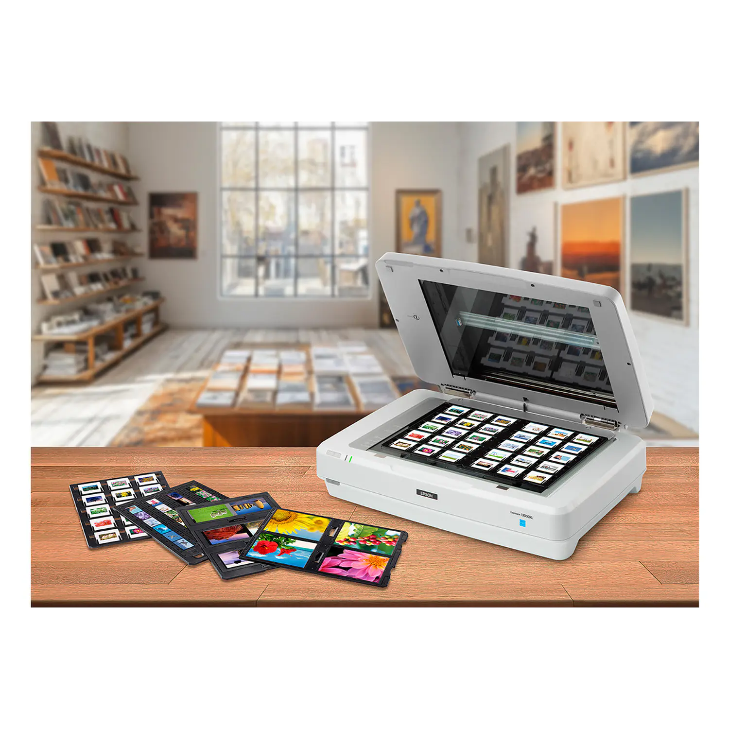 Epson Expression 13000XL, Escáner Plano A3+ 2400×4800 dpi, USB 9