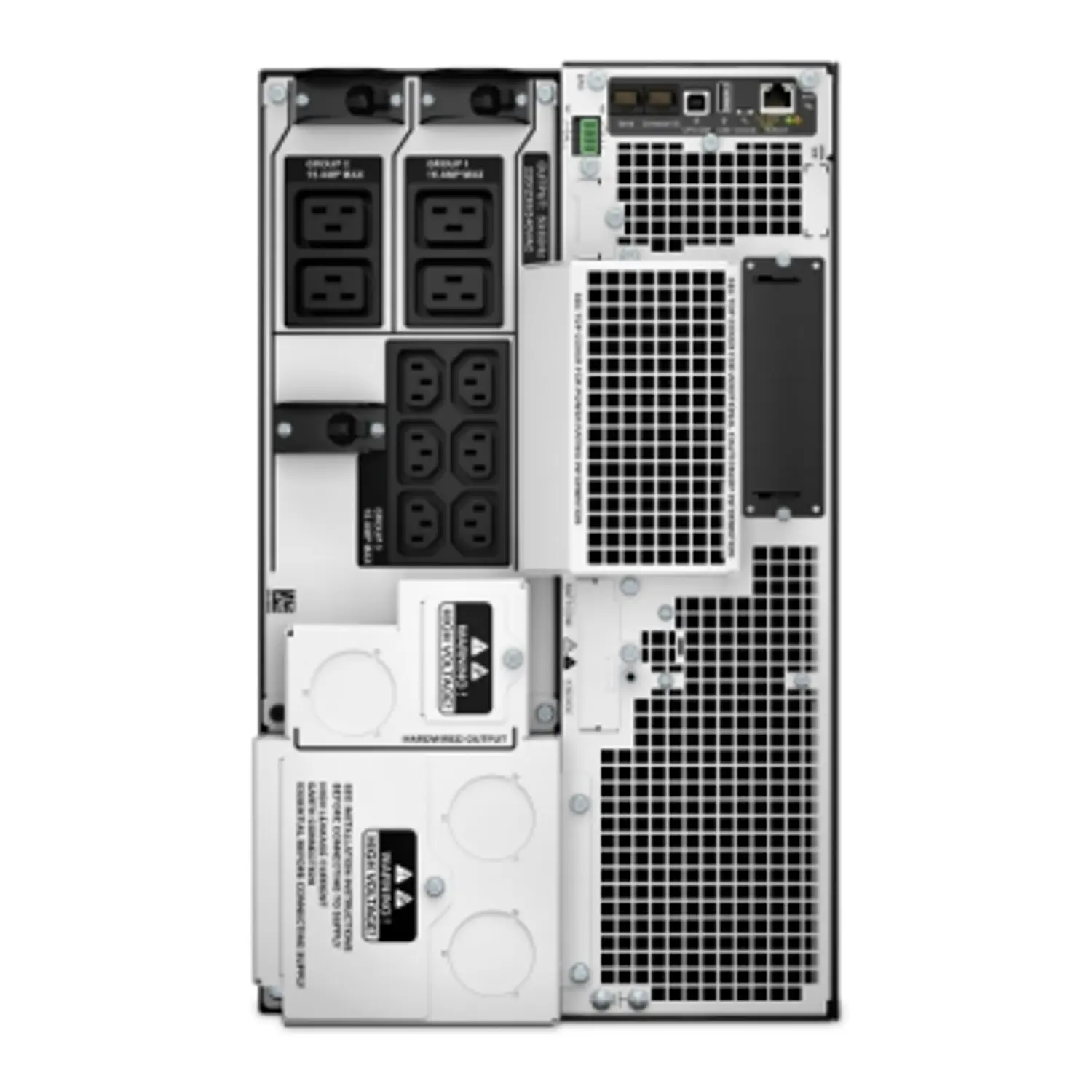 APC SRT10KXLI, UPS Online 10kVA, 10kW, 230V, 6 C13, 4 C19, Tarjeta de Red, Rack Torre 4