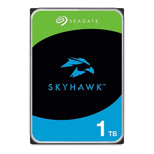 Seagate SkyHawk ST1000VX013, Disco Duro 1TB, SATA 6Gb/s, CMR, 256MB, 64 Cámaras, DVR y NVR