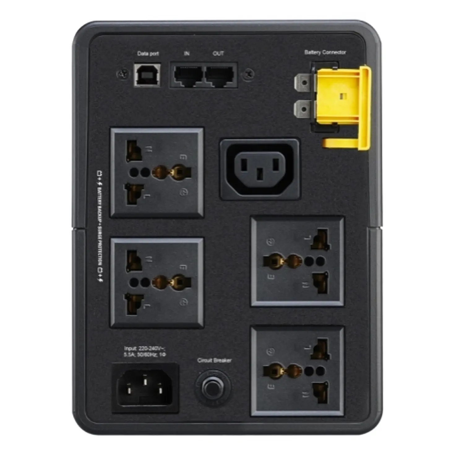 APC Back-UPS BX1200MI-MS, UPS Interactiva 1200VA, 650W, 230V, AVR, 5 Salidas, Negro 4