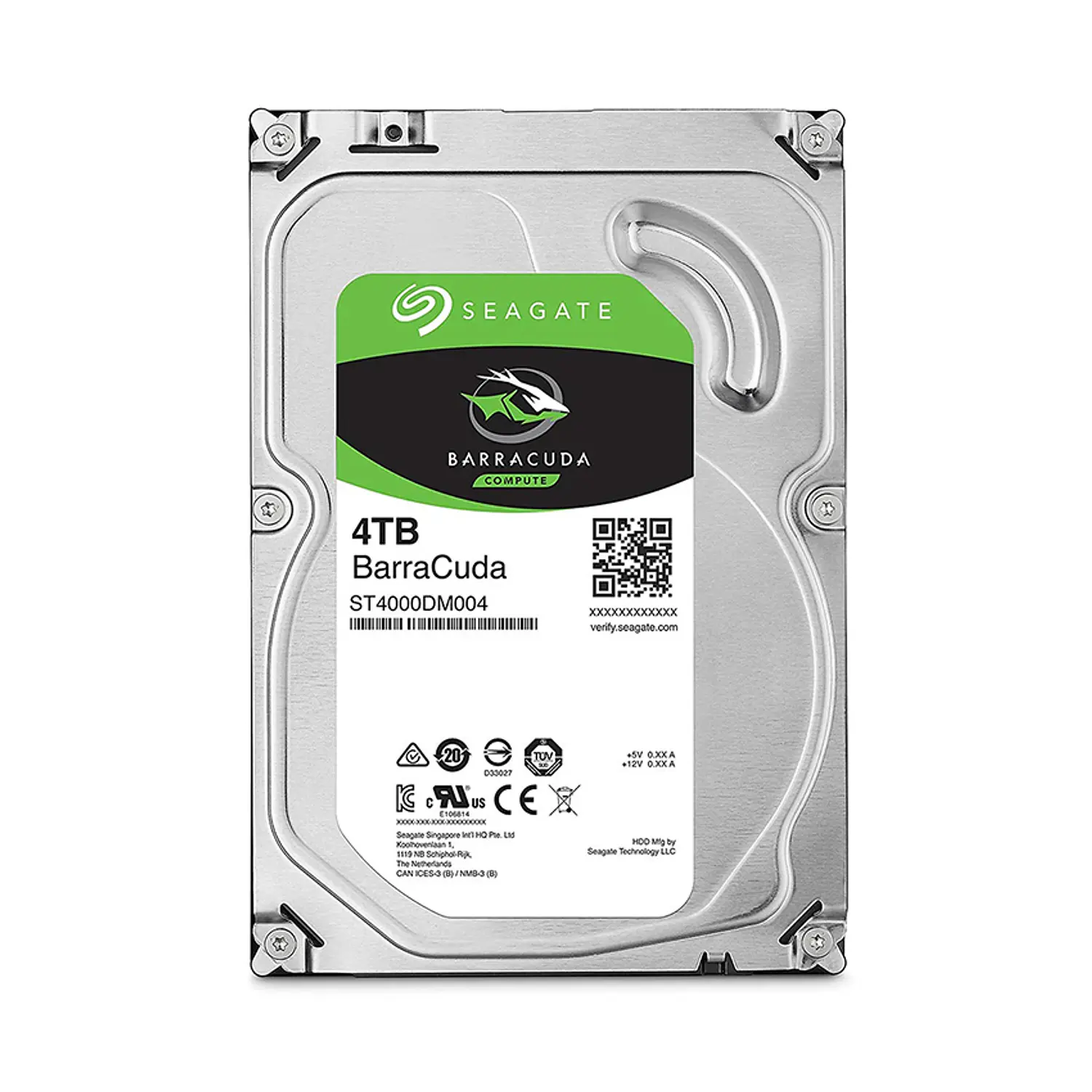 Seagate BarraCuda ST4000DM004, Disco Duro 4TB, 3.5