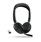 Jabra Evolve2 65 Flex MS Stereo, ANC Híbrida, Bluetooth, USB-A, Link 380a, Negro - Miniatura 1