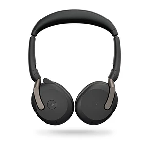 Jabra Evolve2 65 Flex MS Stereo, ANC Híbrida, Bluetooth, USB-A, Link 380a, Negro