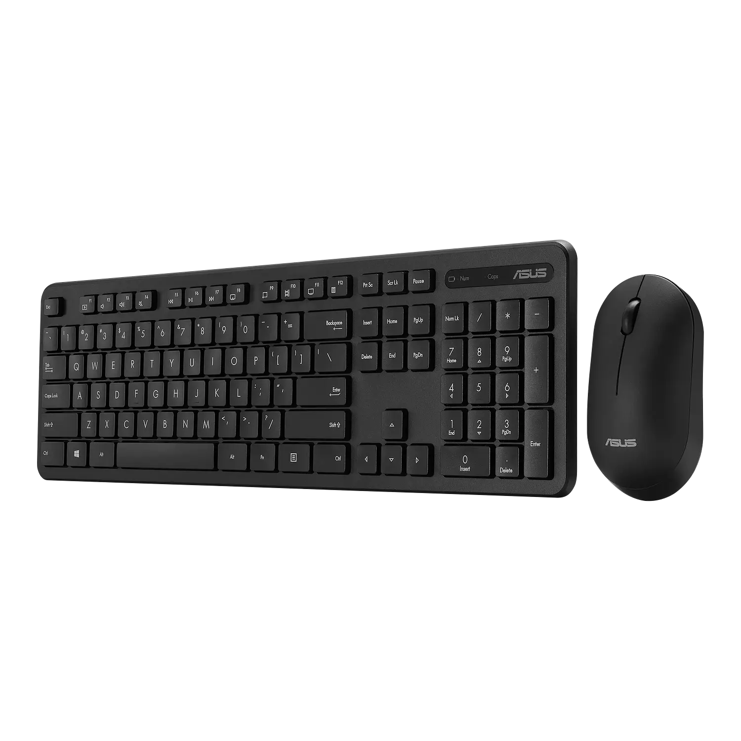 ASUS CW100, Combo Teclado y Mouse Inalámbrico 2.4GHz, 1600 DPI, USB, Negro 2