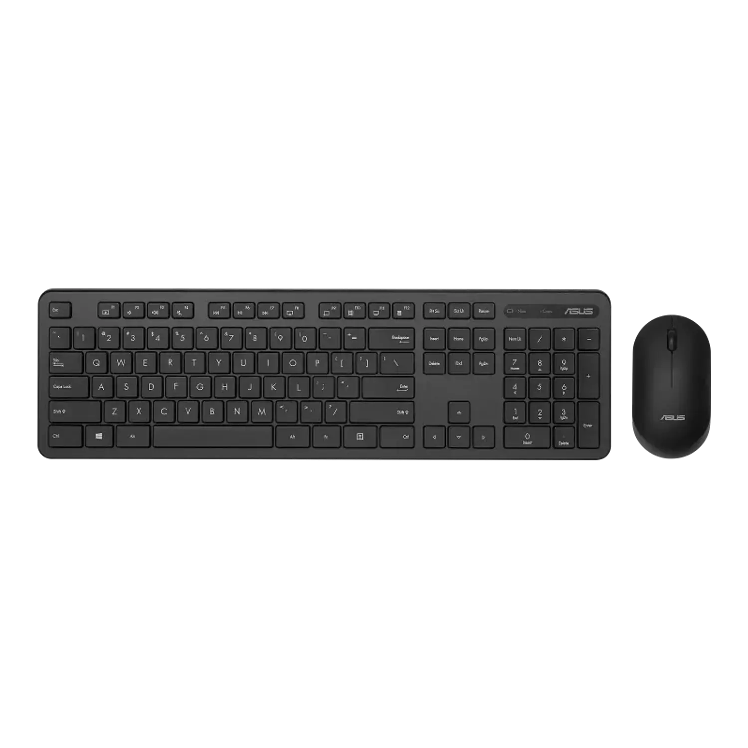 ASUS CW100, Combo Teclado y Mouse Inalámbrico 2.4GHz, 1600 DPI, USB, Negro 1
