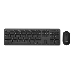 ASUS CW100, Combo Teclado y Mouse Inalámbrico 2.4GHz, 1600 DPI, USB, Negro