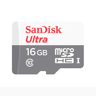 SanDisk Ultra SDSQUNS-016G-GN3MA, microSDHC 16GB, UHS-I, Clase 10, 80MBs, Adaptador SD