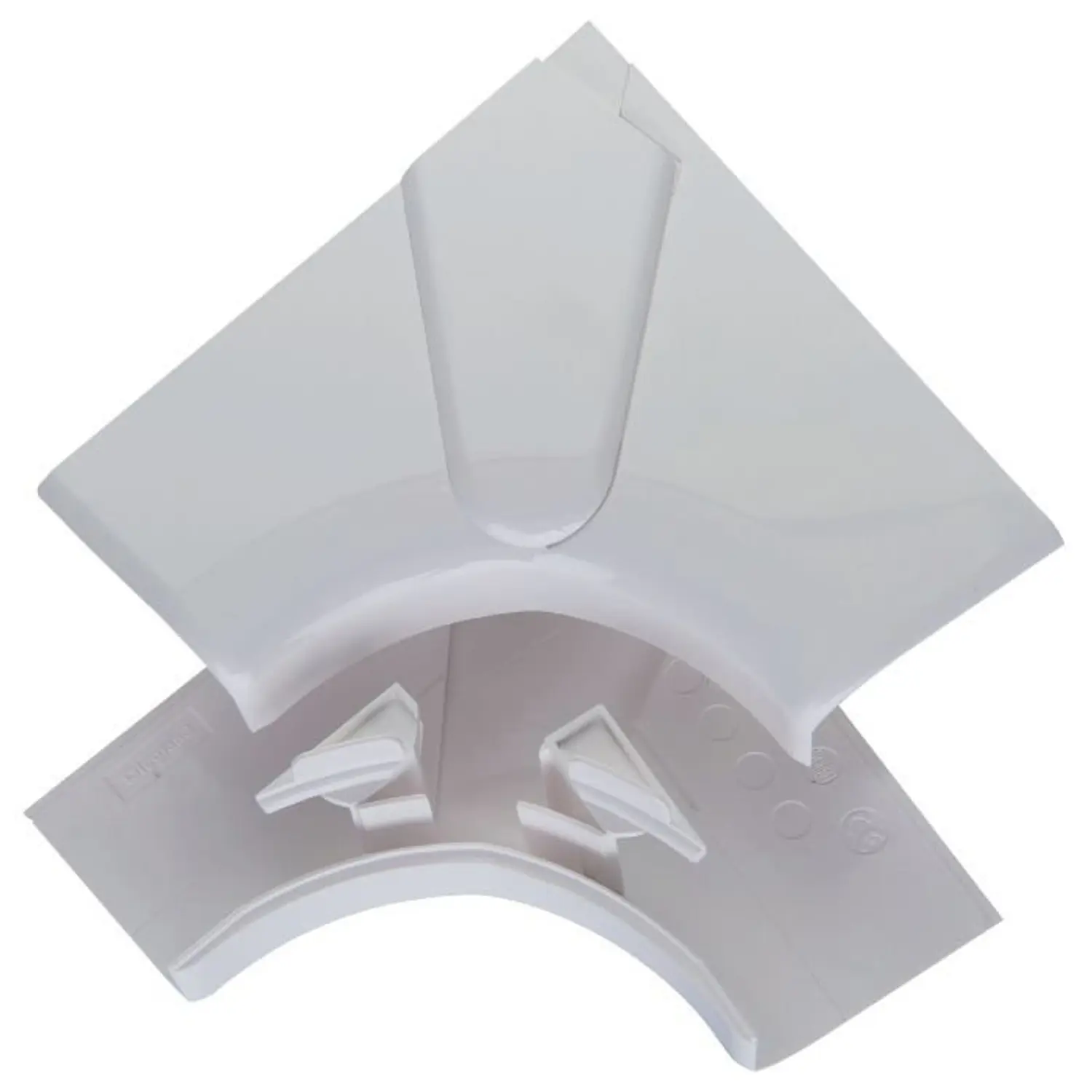 Legrand Conducto Cables, Ángulo Interior, Variable DLP3, 50mm, 80° a 100°, Blanco 3