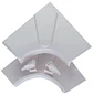 Legrand Conducto Cables, Ángulo Interior, Variable DLP3, 50mm, 80° a 100°, Blanco - Miniatura 3