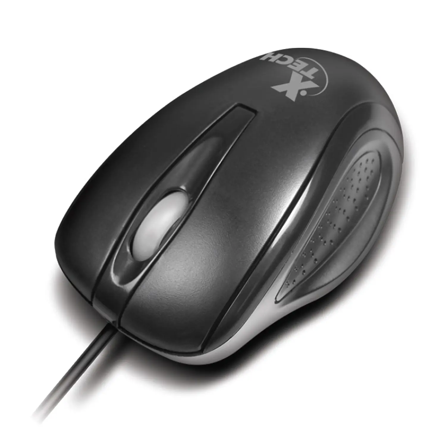 Xtech XTM-175, Mouse Óptico Cableado USB, 1000 DPI, 3 Botones, Negro