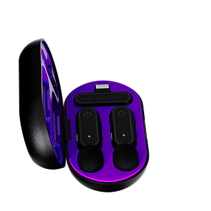 Primus VOX01 PMI-L10BT Kit 2 Micrófonos Inalámbricos de Solapa, USB-C, 20m, 16h