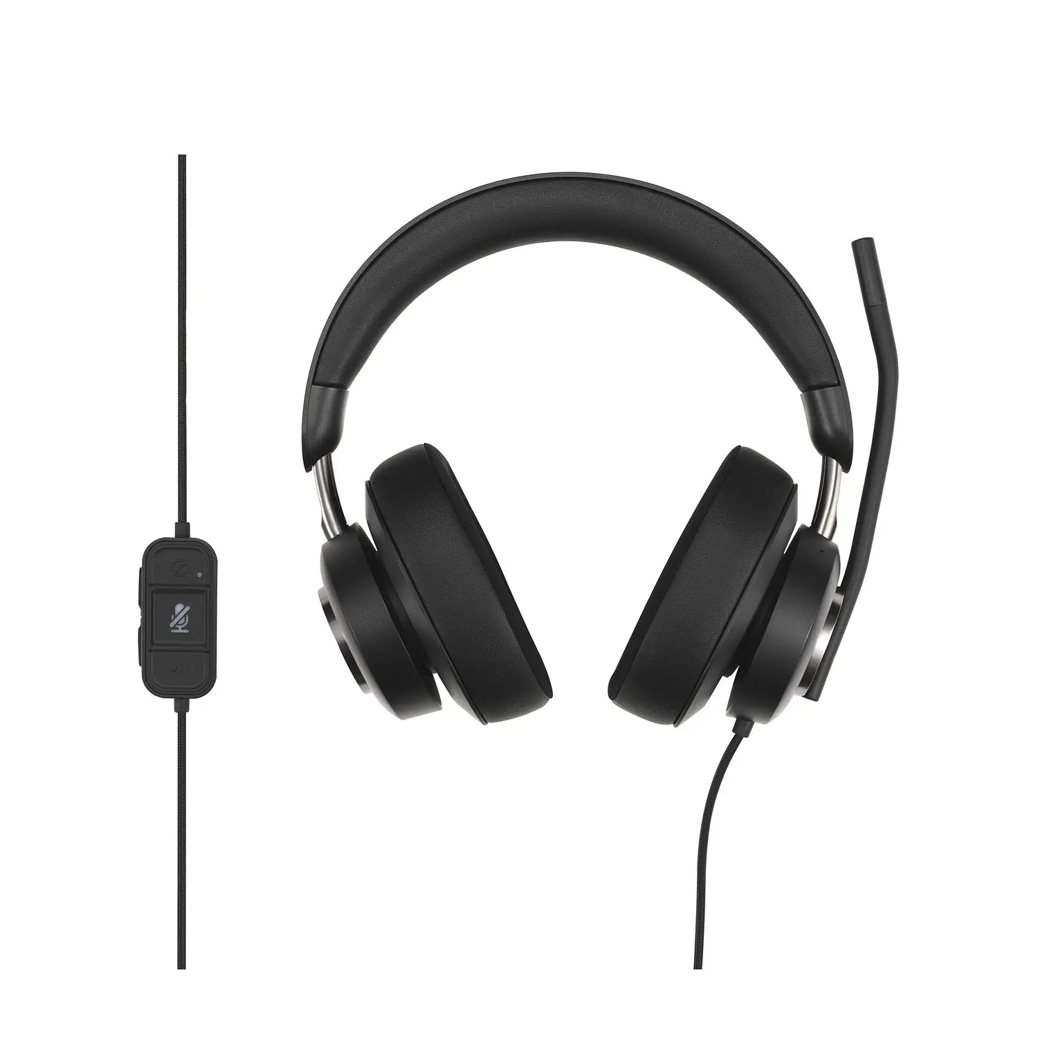 Kensington H2000 K83451WW Audífonos Over-Ear USB-C, Micrófono con Cancelación de Ruido y Adaptador USB-A 2