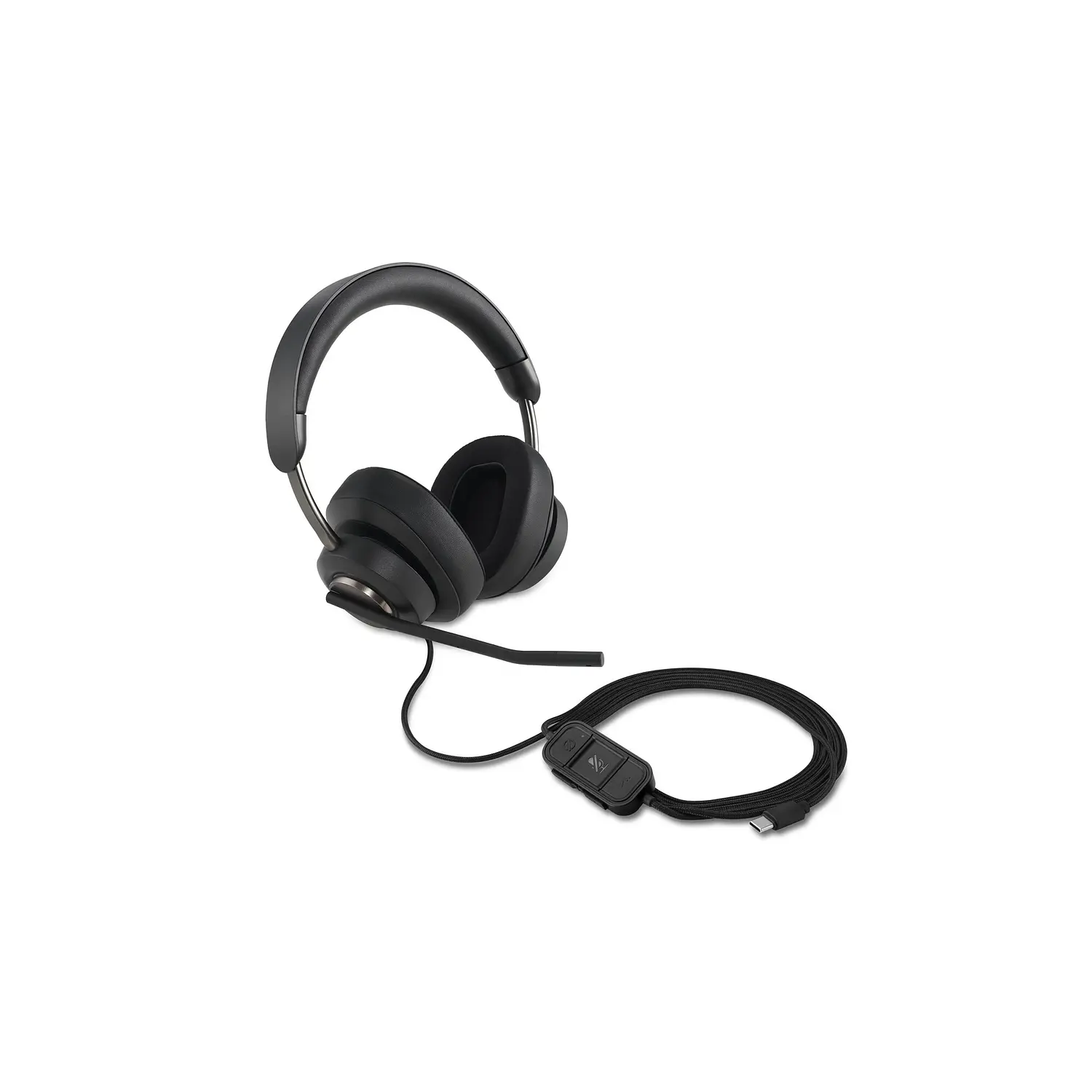 Kensington H2000 K83451WW Audífonos Over-Ear USB-C, Micrófono con Cancelación de Ruido y Adaptador USB-A 8