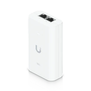 Ubiquiti U-PoE++ Adaptador PoE++ 60W, Gigabit RJ45, 48V, Protección contra Sobretensiones