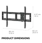 ViewSonic WMK-047-2, Soporte Mural Fijo para Pantallas, VESA 900x600, 160kg, Mini PC, Negro - Miniatura 8