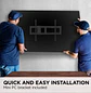 ViewSonic WMK-047-2, Soporte Mural Fijo para Pantallas, VESA 900x600, 160kg, Mini PC, Negro - Miniatura 9