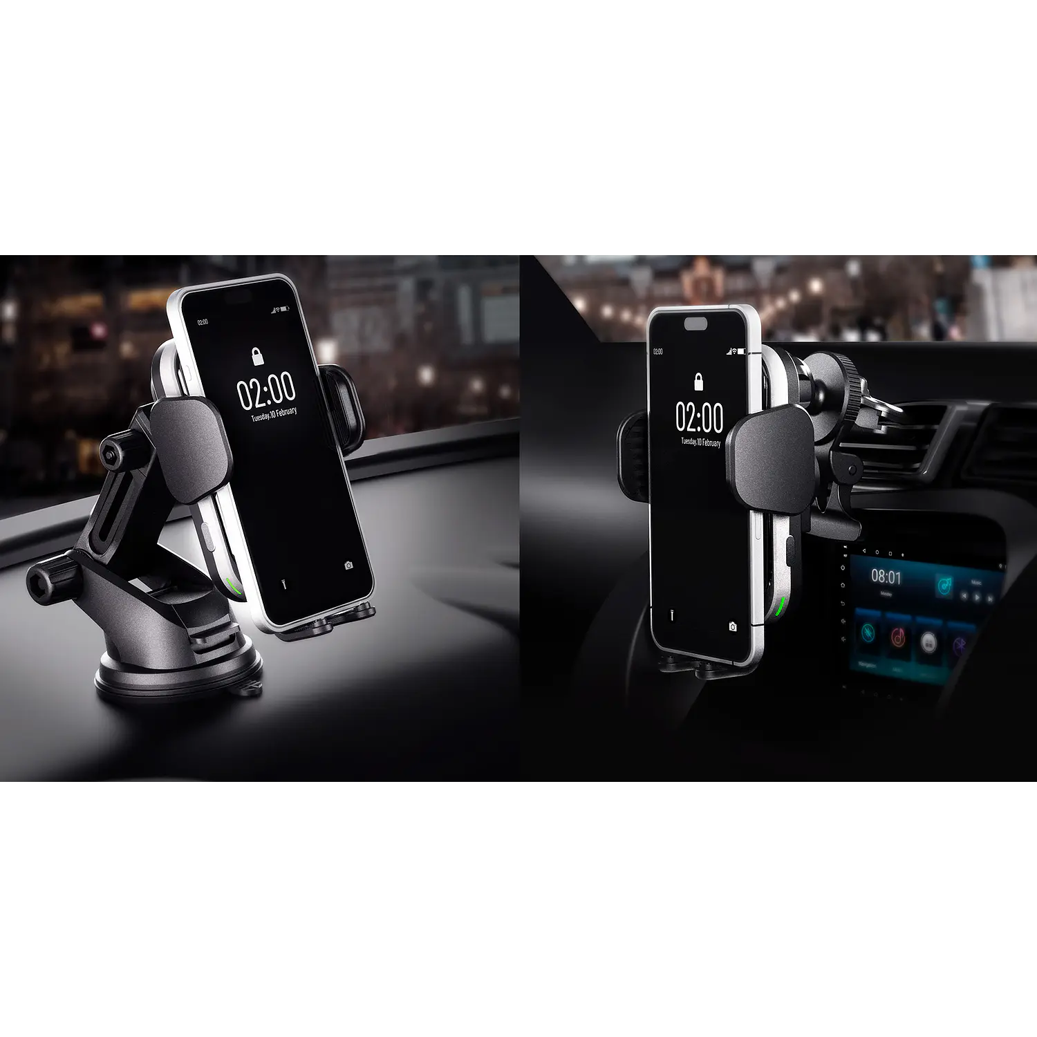 Klip Xtreme PowerCar Tech KCW-515, Cargador Inalámbrico para Auto Qi 15W, con Sensor Automático 13