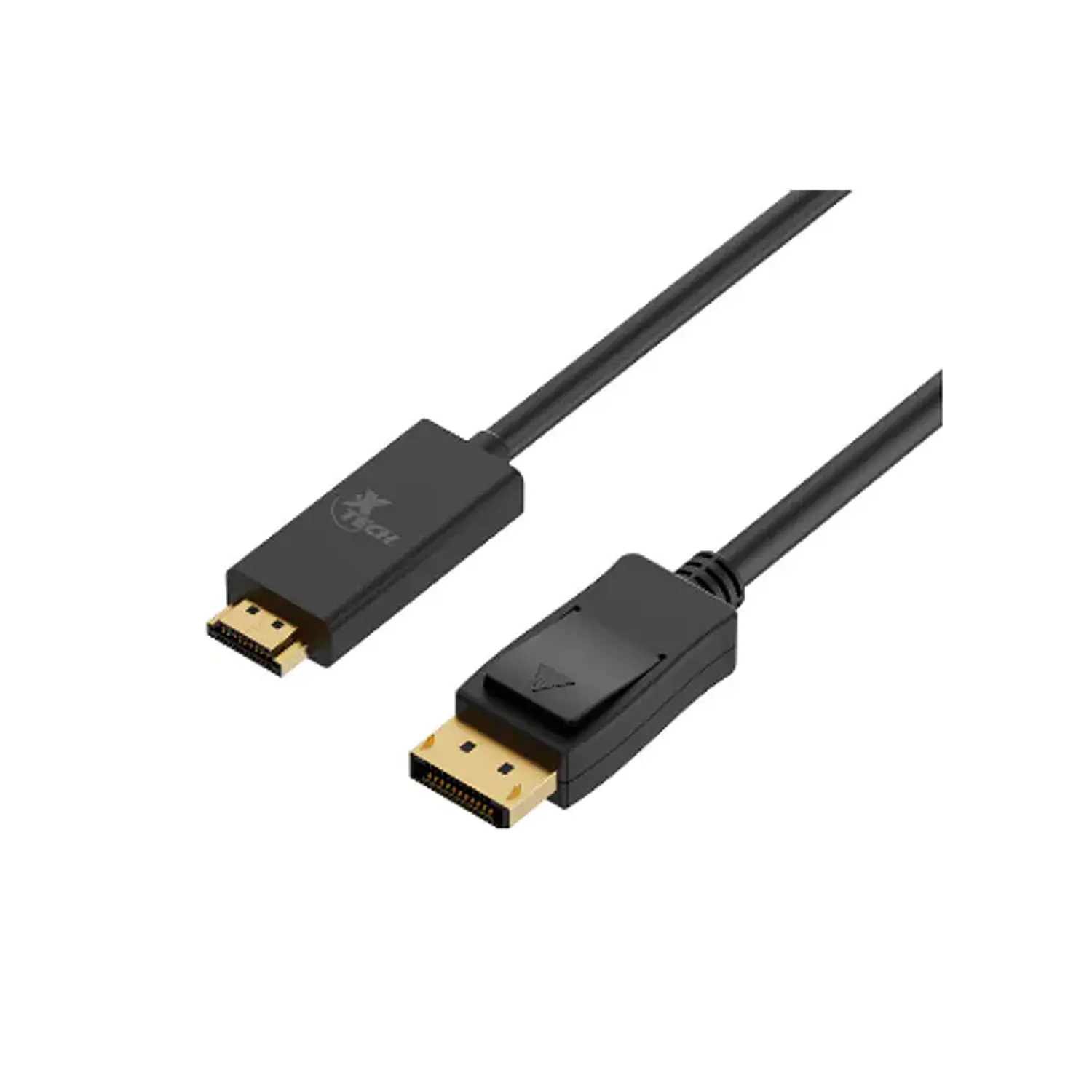 Xtech XTC-359, Cable DisplayPort 1.2 a HDMI, Audio y Video 4K 30Hz, 3m, 10.2Gbps, 30AWG, Negro 1