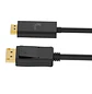 Xtech XTC-359, Cable DisplayPort 1.2 a HDMI, Audio y Video 4K 30Hz, 3m, 10.2Gbps, 30AWG, Negro - Miniatura 3