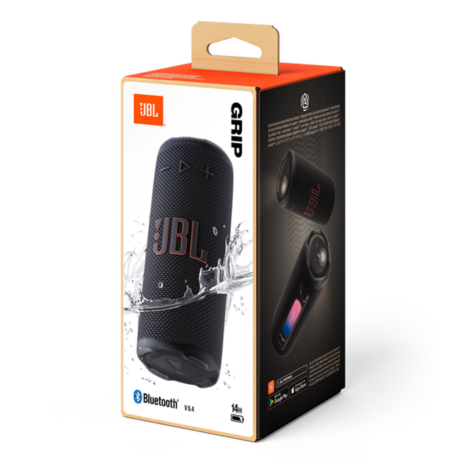 JBL Grip, Parlante Bluetooth Portátil 16W, IP68, Auracast y Luz Ambiental, Rojo 7