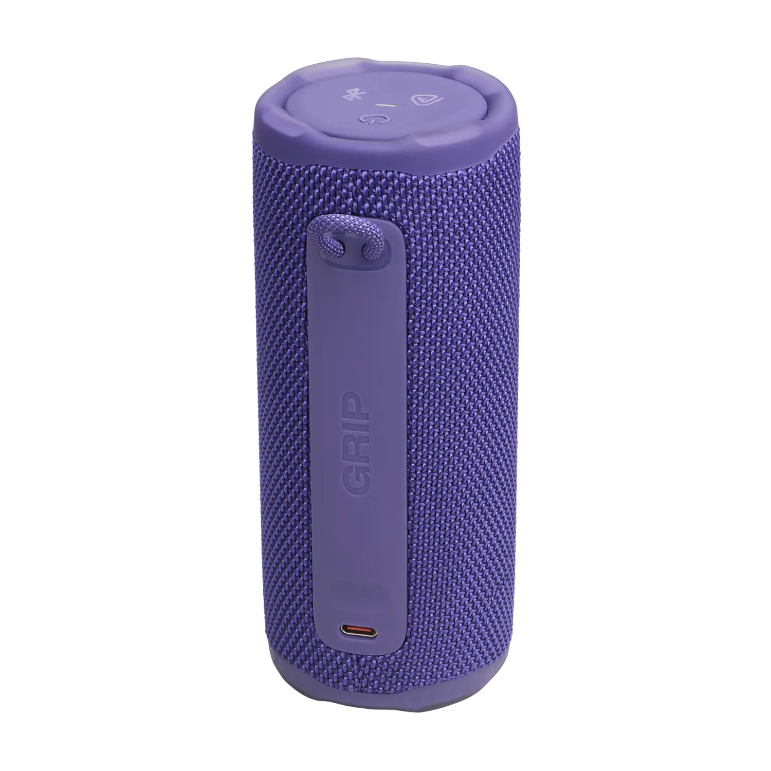JBL Grip, Parlante Bluetooth Portátil 16W, IP68, Auracast y Luz Ambiental, Morado 2