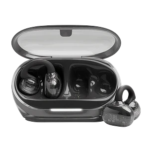 JBL Soundgear Clips, Audífonos Open-Ear TWS, Bluetooth 5.4, IP54 y 32 Horas, Negro