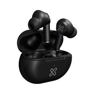 Klip Xtreme Buds-Fi KTE-015GR, Audífonos TWS Bluetooth 5.4, ENC, 17 h, Gris