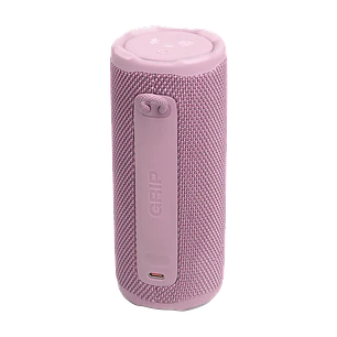 JBL Grip, Parlante Bluetooth Portátil 16W, IP68, Auracast y Luz Ambiental, Rosa