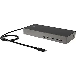 StarTech.com DK31C2DHSPDUE, Docking Station USB-C para 3 Monitores 4K, PD 100W y 6 USB