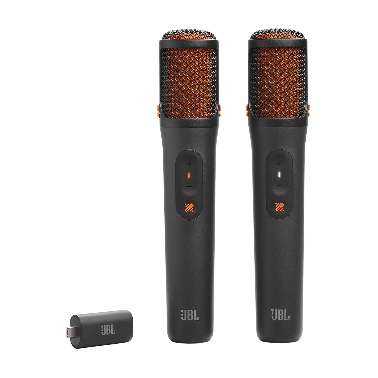 JBL EasySing Mics, 2 Micrófonos Inalámbricos con IA y Dongle USB-C para PartyBox, Negro 1
