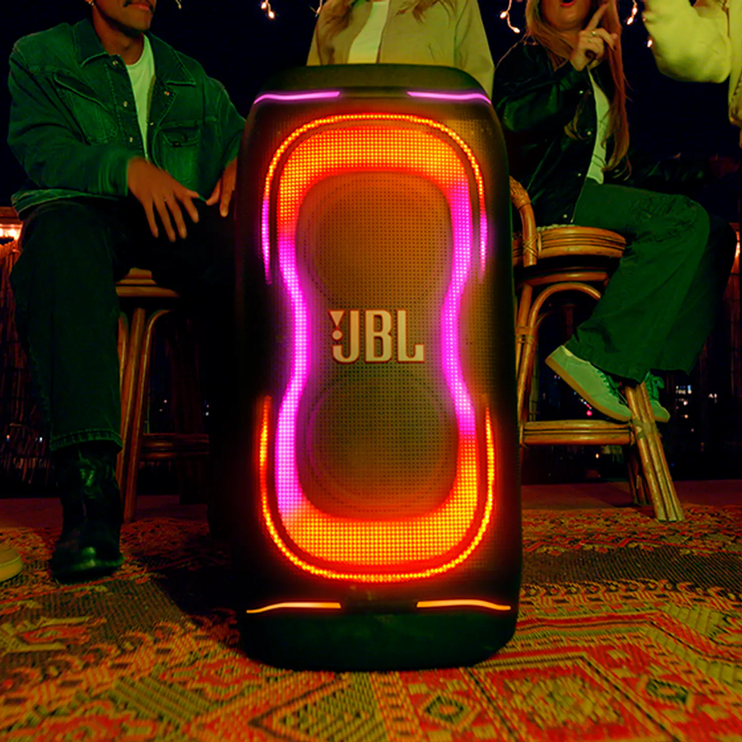 JBL PartyBox 330, Parlante Portátil 280W, Bluetooth 6.0, Karaoke, IPX4, 18h, Negro 12