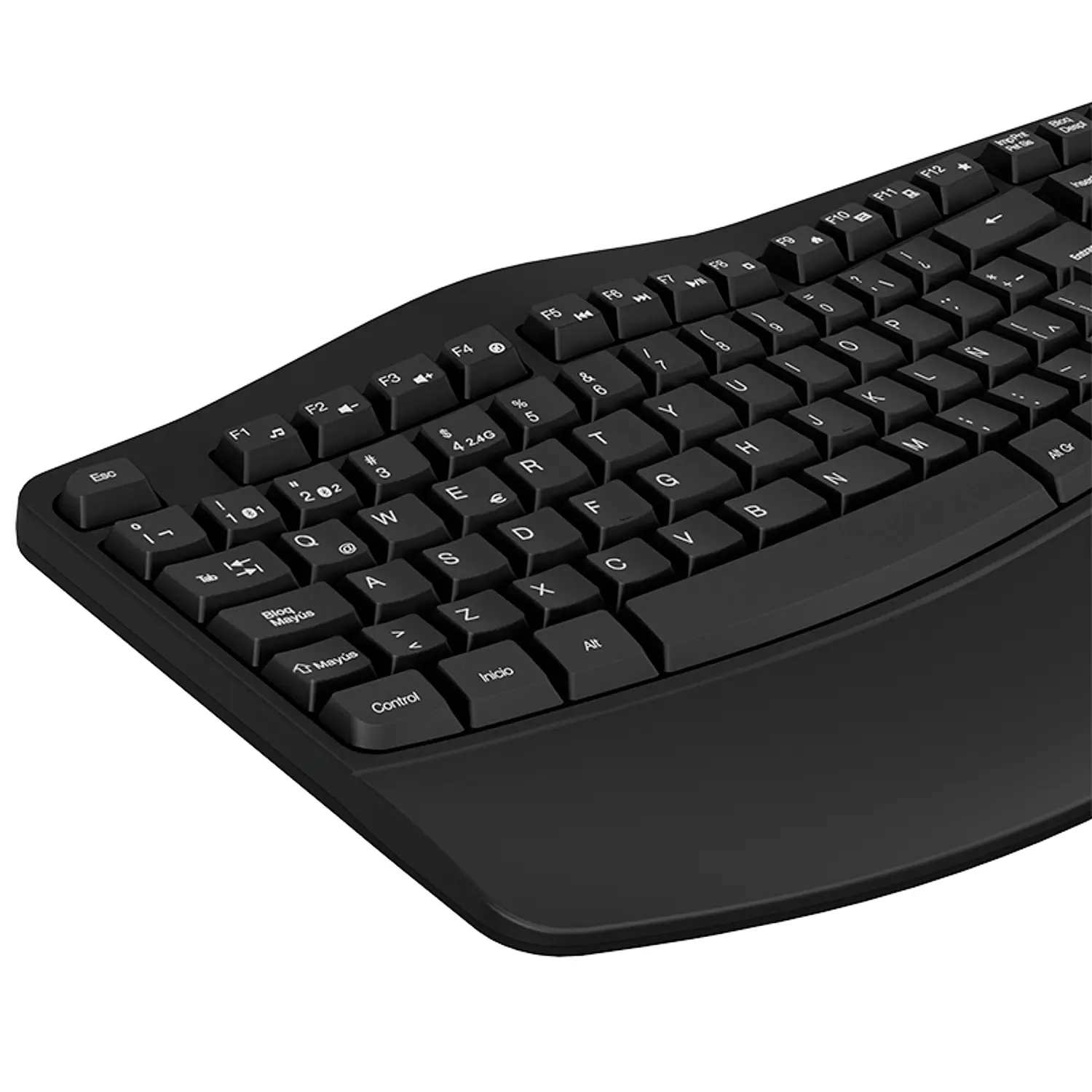 Klip Xtreme ErgoLink Duo KBK-760, Teclado y Mouse Ergonómicos, Bluetooth y 2.4GHz 3