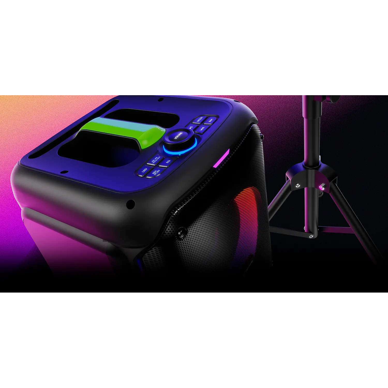 Klip Xtreme UltraBlaster KLS-653, Parlante 1500W, 2 Micrófonos, Trípode, Bluetooth 5.3 9