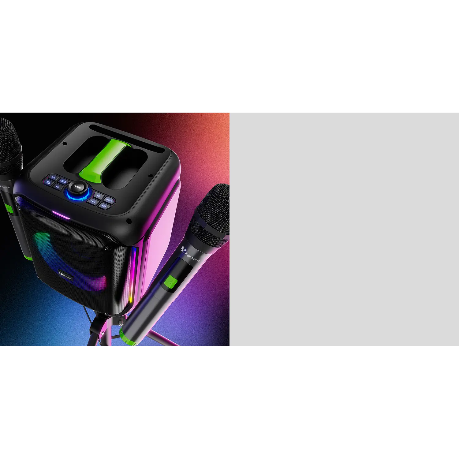 Klip Xtreme UltraBlaster KLS-653, Parlante 1500W, 2 Micrófonos, Trípode, Bluetooth 5.3 11