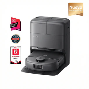 Eufy Omni C28 T211A310, Robot Aspirador y Mopa 15.000 Pa, Estación 5 en 1, Negro