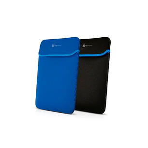 Klip Xtreme Kolours KNS-214BL, Funda Reversible para Notebook 14.1, Neopreno, Azul/Negro