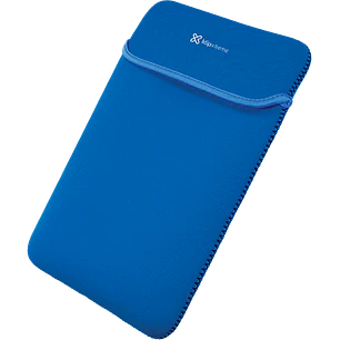Klip Xtreme Kolours KNS-214BL, Funda Reversible para Notebook 14.1, Neopreno, Azul/Negro