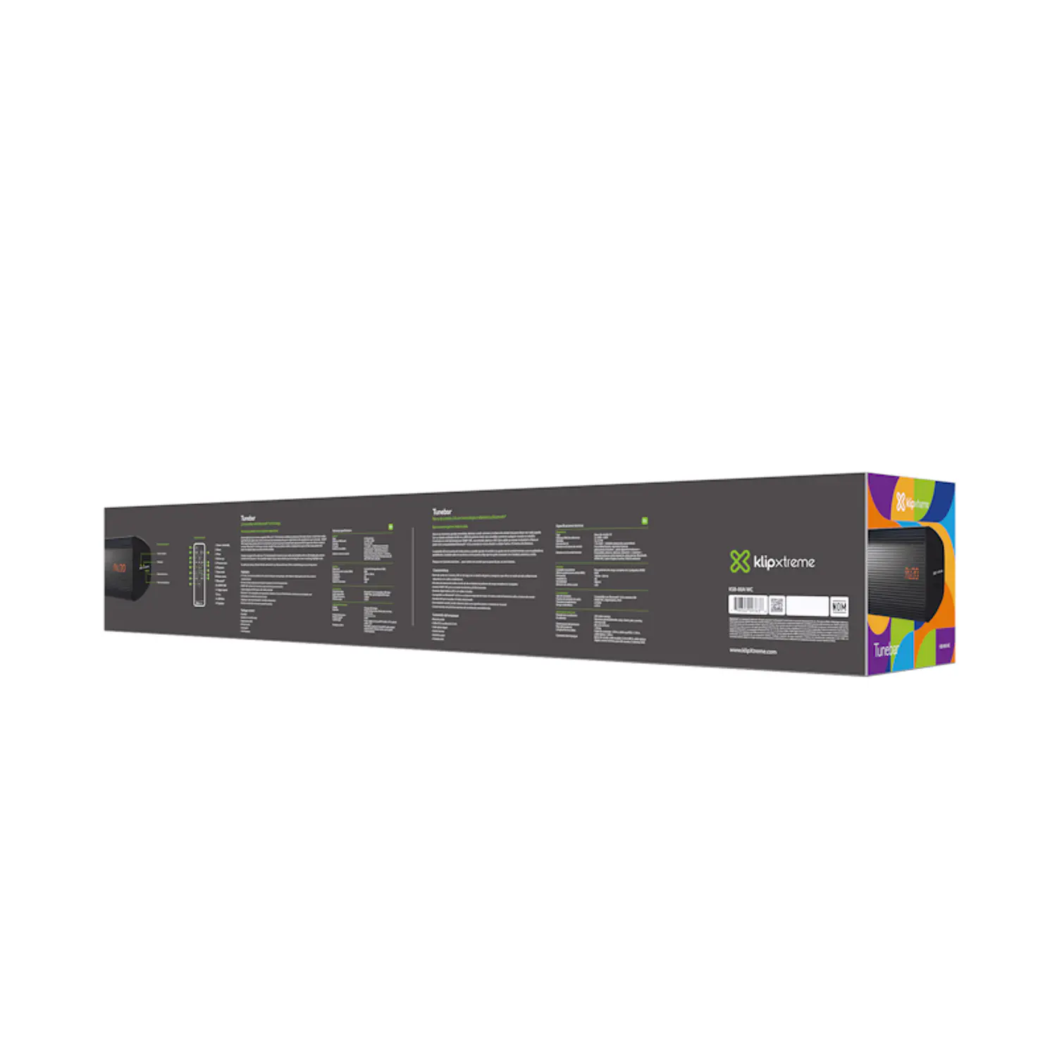 Klip Xtreme Tunebar KSB-00A, Barra de Sonido 2.0 60W, Bluetooth 5.0, HDMI ARC 6