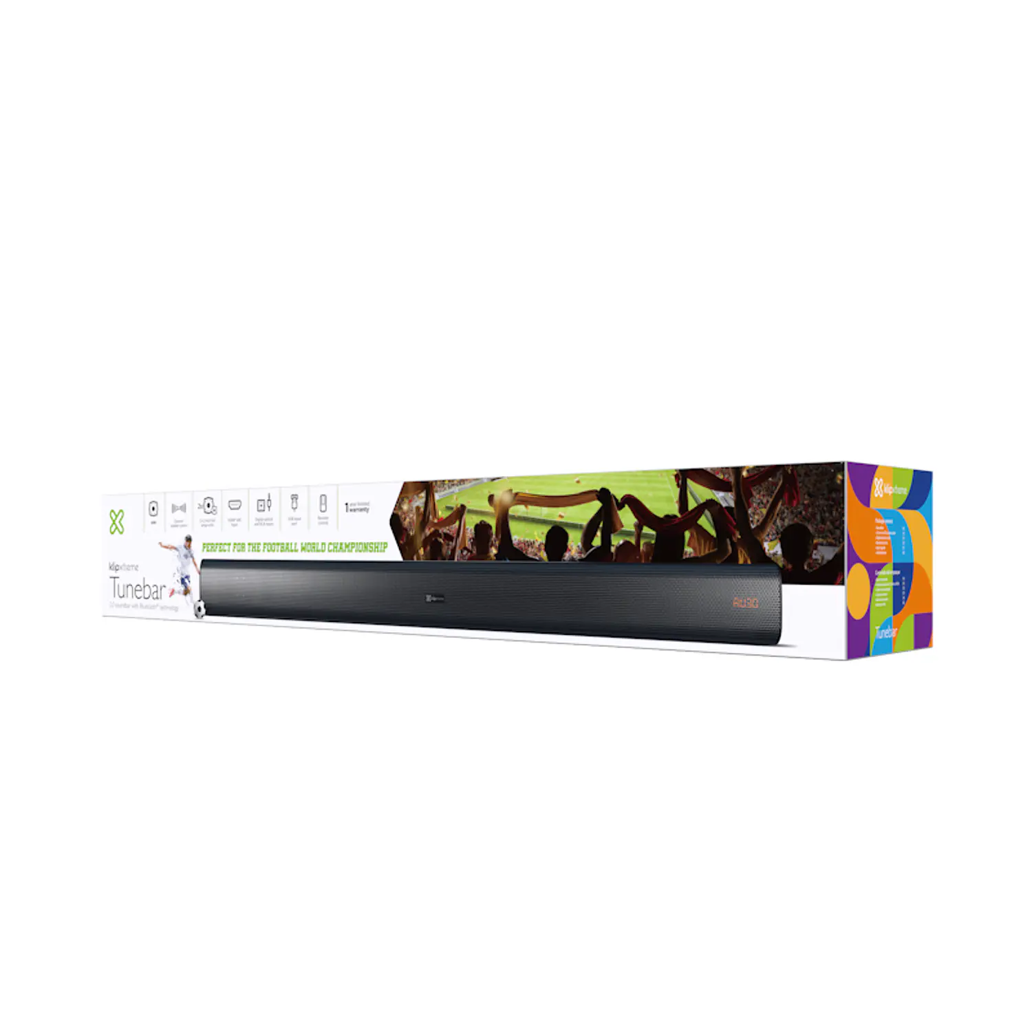 Klip Xtreme Tunebar KSB-00A, Barra de Sonido 2.0 60W, Bluetooth 5.0, HDMI ARC 5