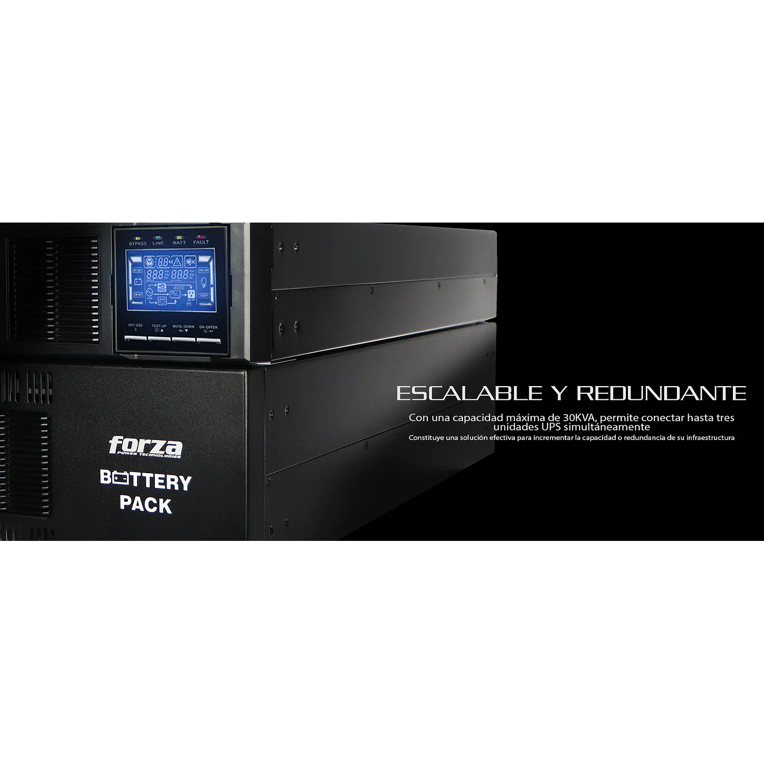 Forza Atlas FDC-210KMR, UPS en Línea 10kVA/10kW, Doble Conversión, Rack 2U, SNMP, USB, RS-232 7