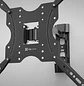 Klip Xtreme KTM-876, Soporte Articulado para TV 32-60